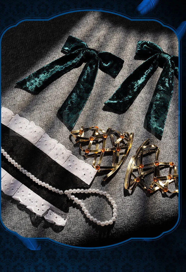 IN STOCK Sieglinde Sullivan Cosplay Costume Anime Emerald Witch Arc【XS-3XL】DokiDoki-R Ciel Halloween Plus Size