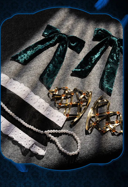 IN STOCK Sieglinde Sullivan Cosplay Costume Anime Emerald Witch Arc【XS-3XL】DokiDoki-R Ciel Halloween Plus Size