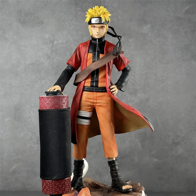 42CM Anime Naruto Uzumaki 1/6 Action Figures Cartoon Anime GK PVC Model Doll Collectible Statue Boy Toys For Collection Gift
