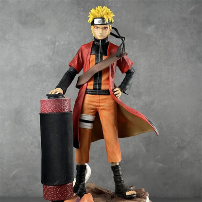 42CM Anime Naruto Uzumaki 1/6 Action Figures Cartoon Anime GK PVC Model Doll Collectible Statue Boy Toys For Collection Gift