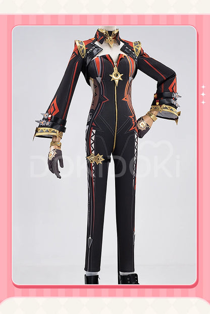Mavuika Cosplay Costume Game Genshin Impact Cosplay【XS-3XL】DokiDoki-N Natlan Pyro Archon Mavuika Women Black Costume Plus Size