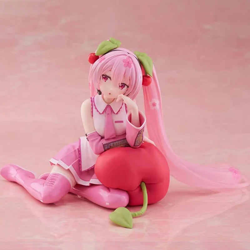 Bandai Hatsune Miku Cherry Pillow Ver 13CM PVC Model