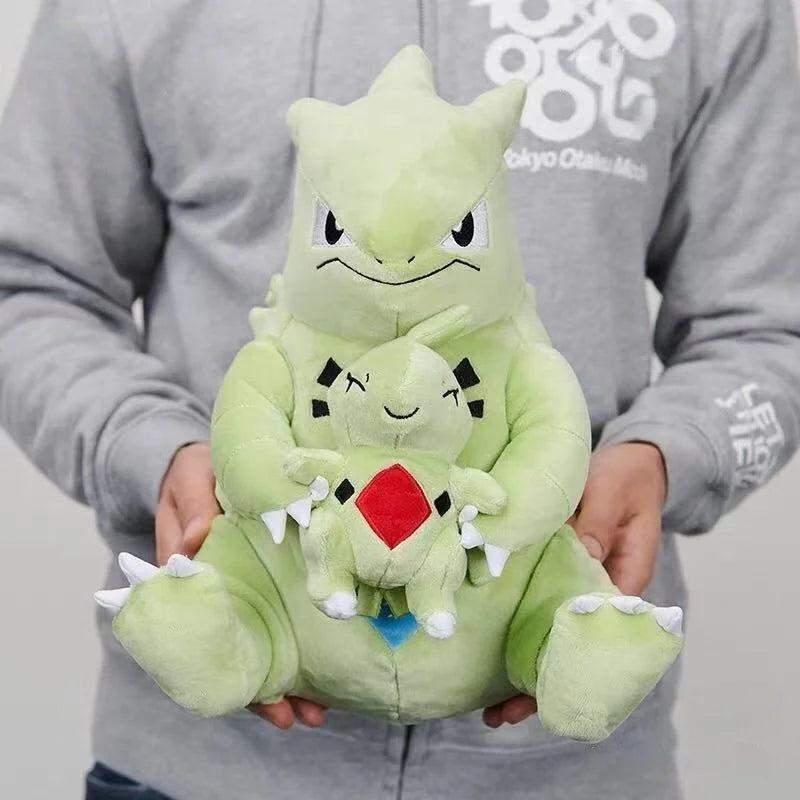 Pokemon Pikachu Plush A Late Bloomer Dragonite Doll Tyranitar Larvitar Toy Pupitar Dratini  Dragonair Soft Gift For Children