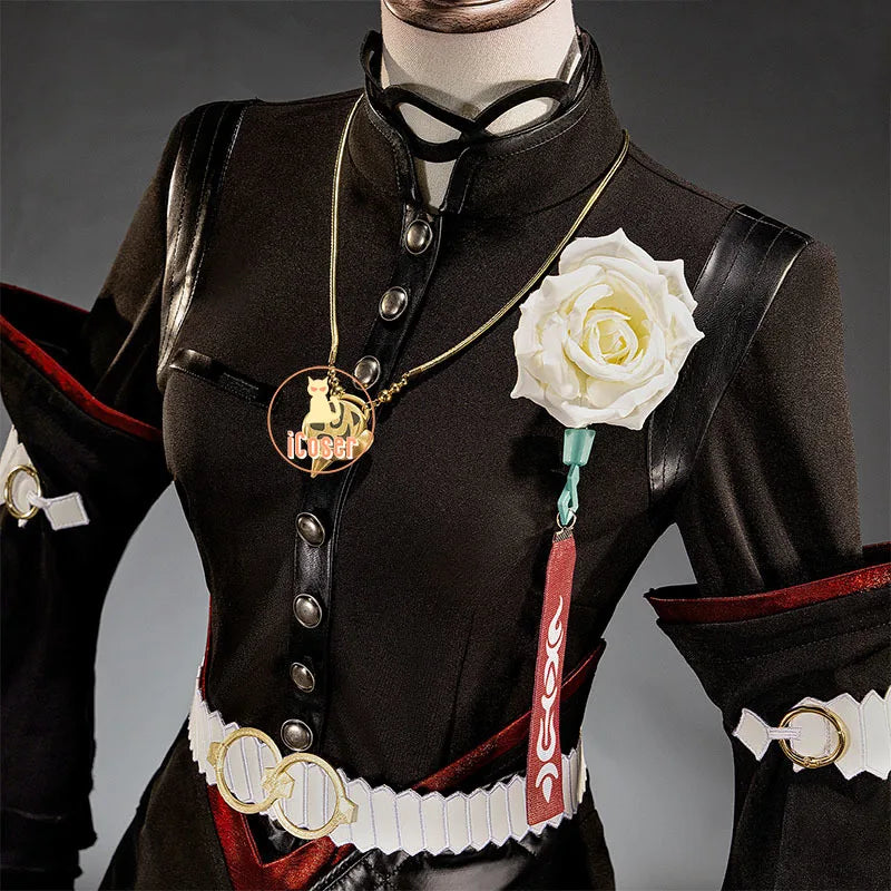 Zenless Zone Zero Isolde Cosplay Costume Wig Uniform Headwear Pendant Halloween Party Women Girls Props Game Role Play Outfit