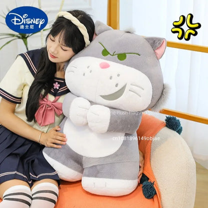 35/50/60cm Big Size Lucifer Disney Anime Plush Stuffed Doll Kawaii Room Decoration Plushie Children Pillow Ornament Holiday Gift