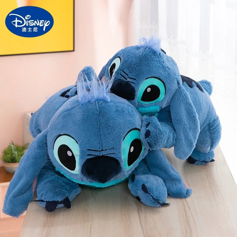 60/80/100cm Super Big Size Lilo & Stitch Disney Anime Plush Stuffed Doll Kawaii Room Decor Plush Children's Pillow Holiday Gifts