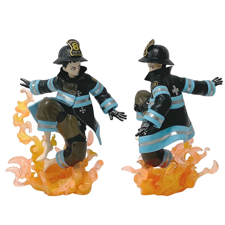 16cm/6.3inch Enn Enn no Shouboutai Anime Figure Shinra Kusakabe Action Figure Room Decorations PVC Adult Collection Model Toys