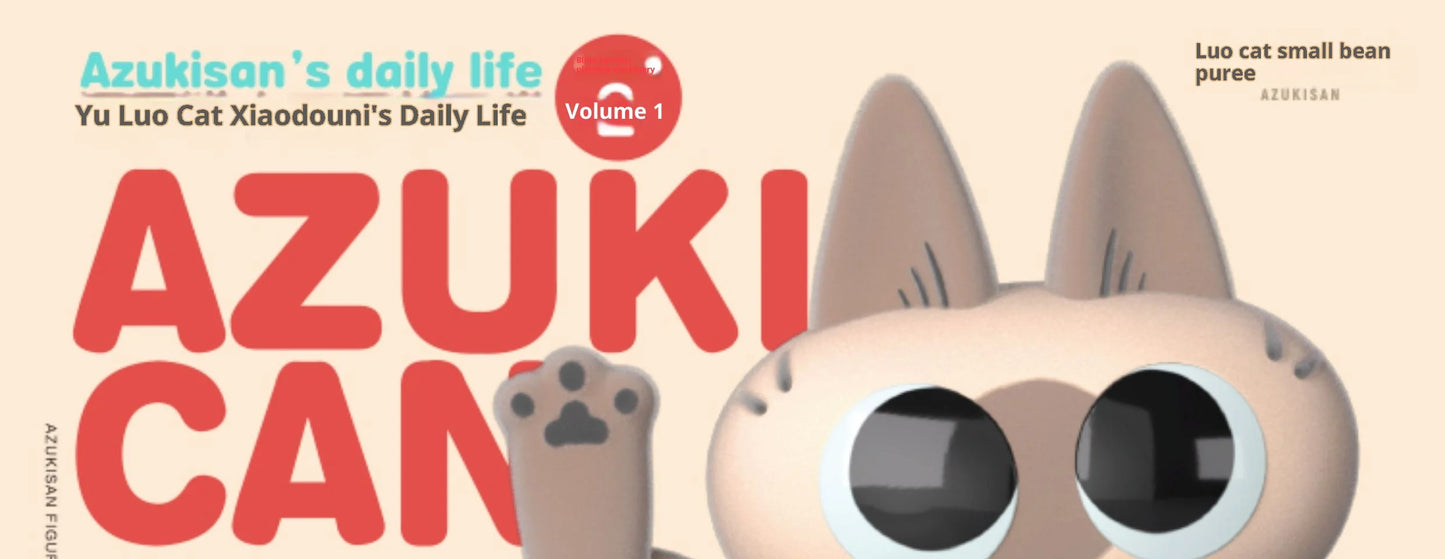 Authentic Siamese Cat Azuki Neko Periphery Plush Blind Box Cute Decoration Figure Second Series Girls Gift Handmade  New Style