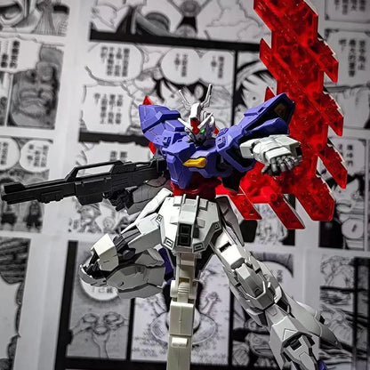 In Stock JUJIANG Model Moon HG 1/144 AMS-123X-X Long Rifle Equipped Assembly Model Kits Action Figures Robot Mecha Kids Gifts