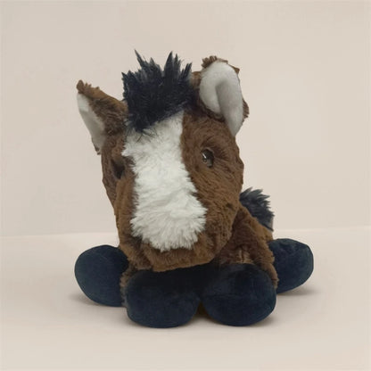 Cute Plush Animal Toys Set Panda Bear Fox Raccoon Elephant Giraffe Frog Soft Stuffed Dolls for Kids Sleep Appliance Baby Gift