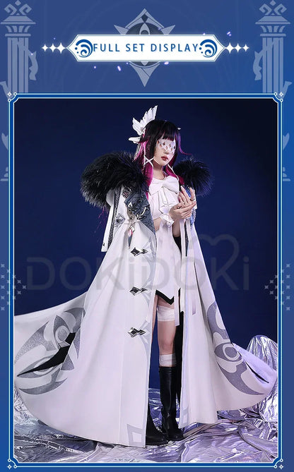 IN STOCK Columbina Cosplay Game Genshin Impact Fatui Harbinger Cosplay Costume DokiDoki-SR Cloak Women Cosplay Christmas