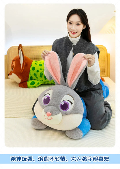 85/105/125cm Super Big Size Judy Hopps Zootopia Anime Plush Stuffed Doll Kawaii Nick Wilde Plushies Children Pillow Holiday Gift