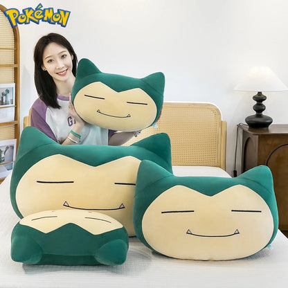 55/65/80CM Big Size Pokemon Snorlax‌ Plushies Kabigon Kawaii Cartoon Anime Plush Bolster Comfortable Soft Doll Children Gift