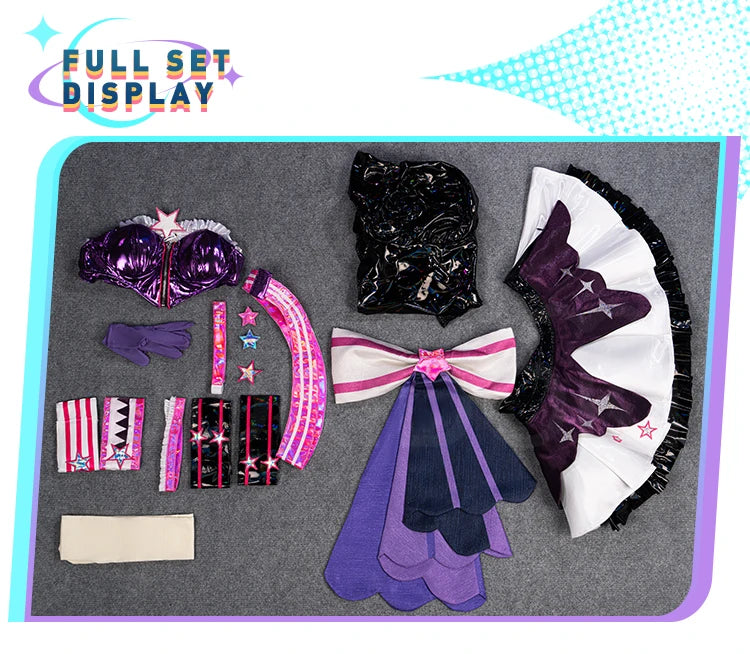 IN STOCK Rinn Lenn Lukaa Cosplay Costume【XS-2XL】DokiDoki-R Women Men Cute Short Dress Costume Muse Dash Rinn Cosplay Plus Size