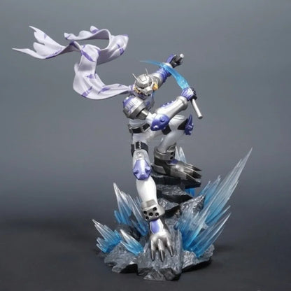 22cm Anime Digimon Adventure Wolfmon PVC Action Figure Desktop Ornament Model Toy Gift - With Box