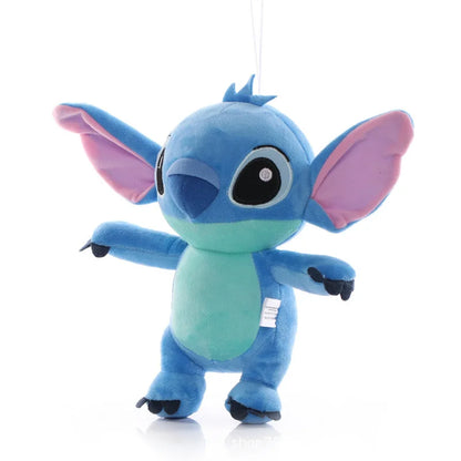 12-20cm Disney Stitch Mickey Minnie Plush Keychain Models Kawaii Cartoon Stuffed Plush Dolls Toys Anime Baby Kids Birthday Gifts