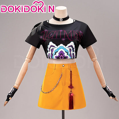 IN STOCK Rumii Zoeyy Miraa Cosplay Costume【XS-3XL】DokiDoki-N Women Yellow Suit Rumii Costume Halloween Cosplay How It's Done