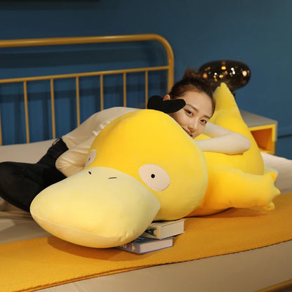 Cute Pokemon Psyduck Back Cushion Big Size Stuffed Anime Duck Plushies Sofa Bed Throw Pillow Home Decor Xmas Gifts Child Girl