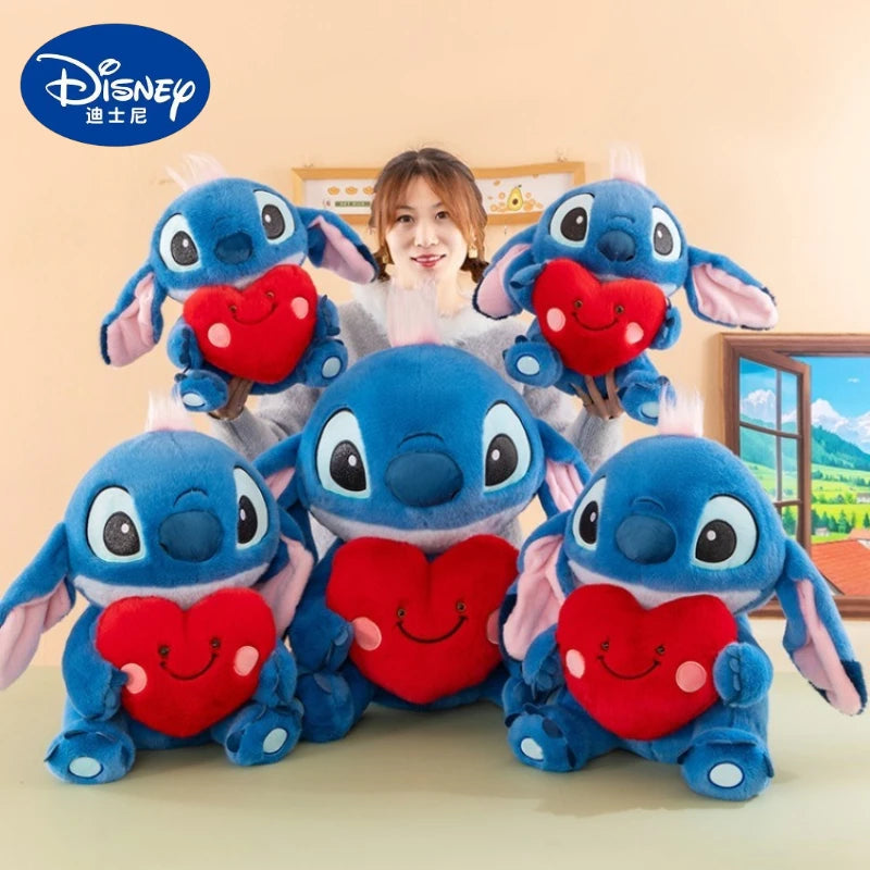 35/50/60cm Big Size Stitch Disney Anime Plush Stuffed Doll Cartoon Plush Doll Room Decoration Children's Pillow Holiday Gift