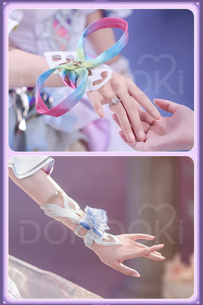 Cyrene Cosplay Costume Game Honkai: Star Rail【S-2XL】DokiDoki-SR HSR Cyrene Women Dress Veil SP Version Cosplay Plus Size