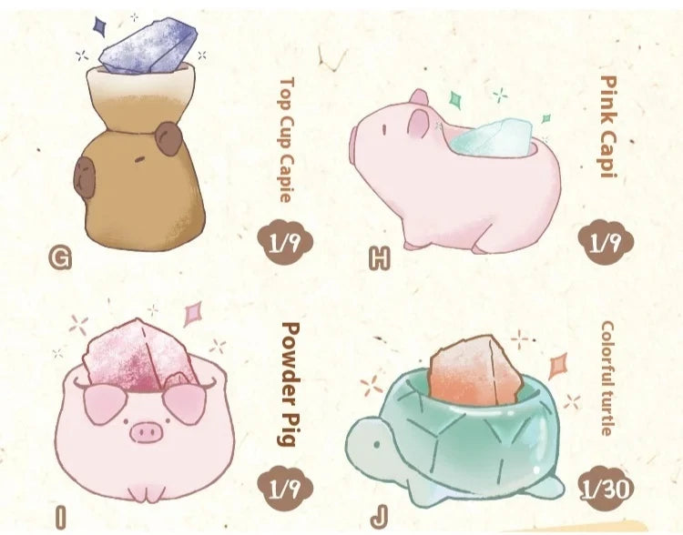 Creative Animal PAL Crystal Blind Box Cute Desktop Decoration Resin Craftwork Wholesale New Model Display Piece Toy & Hobbies