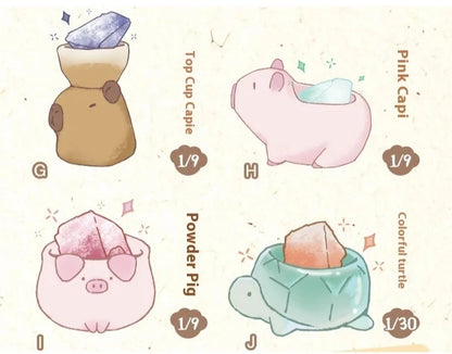 Creative Animal PAL Crystal Blind Box Cute Desktop Decoration Resin Craftwork Wholesale New Model Display Piece Toy & Hobbies