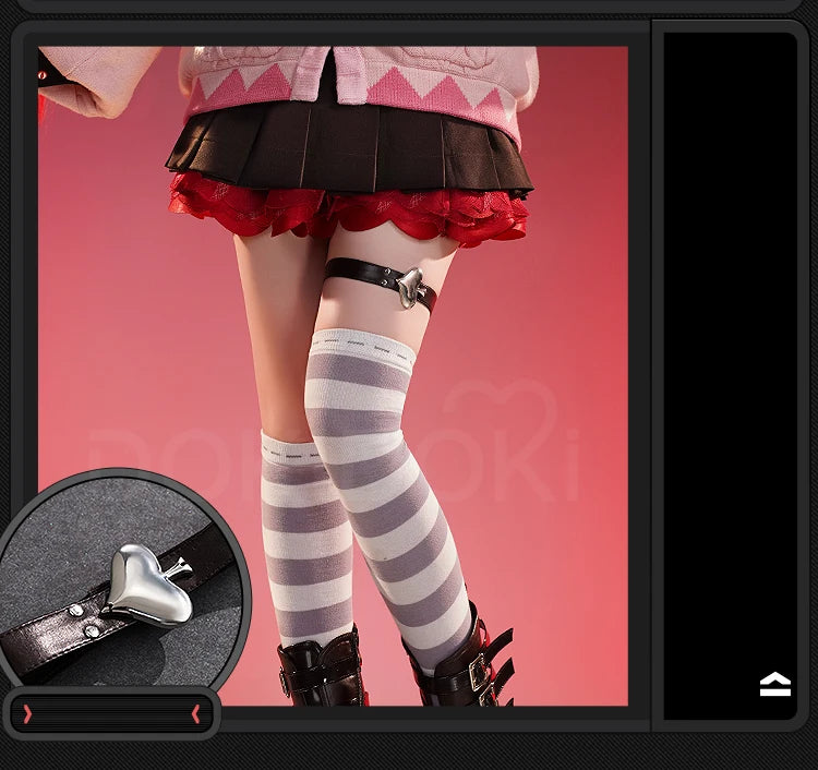 Ukinami Yuzuha Cosplay Costume Game Zenless Zone Zero DokiDoki-SR ZZZ Women Cute Pink Sweater Yuzuha Halloween Cosplay