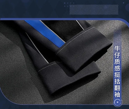 iCoser Love and Deepspace Caleb Cosplay Costume Wig Flying Jacket Uniform Necklace Halloween Party for Women Men Carnival Props