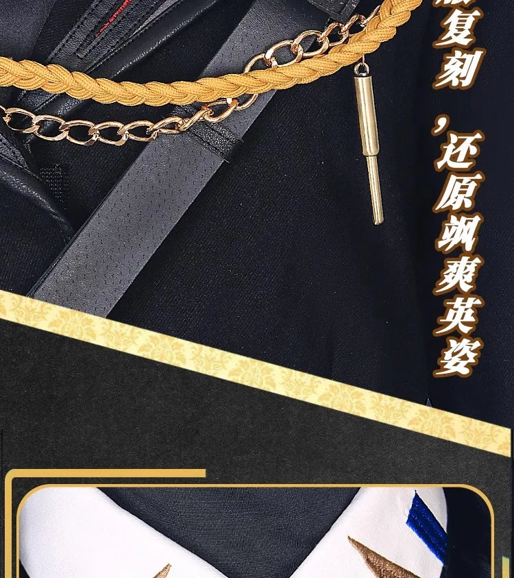 Love and Deepspace Heroines Cosplay Costume Wig Farspace Colonel Female Uniform Cap Caleb Halloween Party Women Carnival Outfit