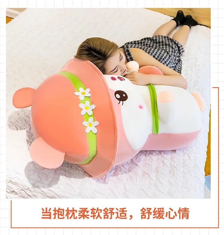 Hot 45-65cm Kawaii Hamster Plush Toy Big Size Cute Soft Stuffed Animals Sofa Pillow Plush Doll High-quality Kids Briday Gifts