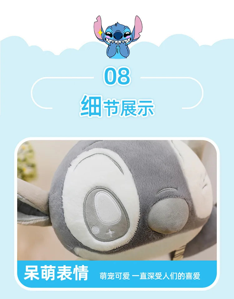 45/60/75cm Big Size Disney Stitch Anime Plush Stuffed Doll Lilo & Stitch Room Decoration Plushies Pillow Ornaments Holiday Gift