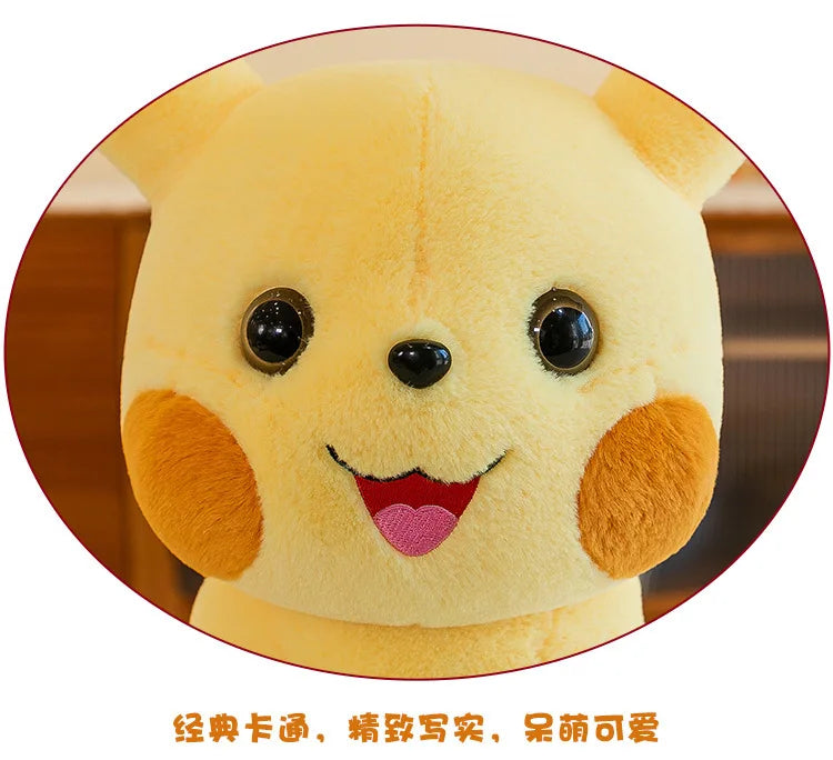 35-70CM Big Size Sitting Pikachu Plush Pokemon Cartoon Anime Peluche Kawaii Ornament Stuffed Animal Children's Toys Gifts