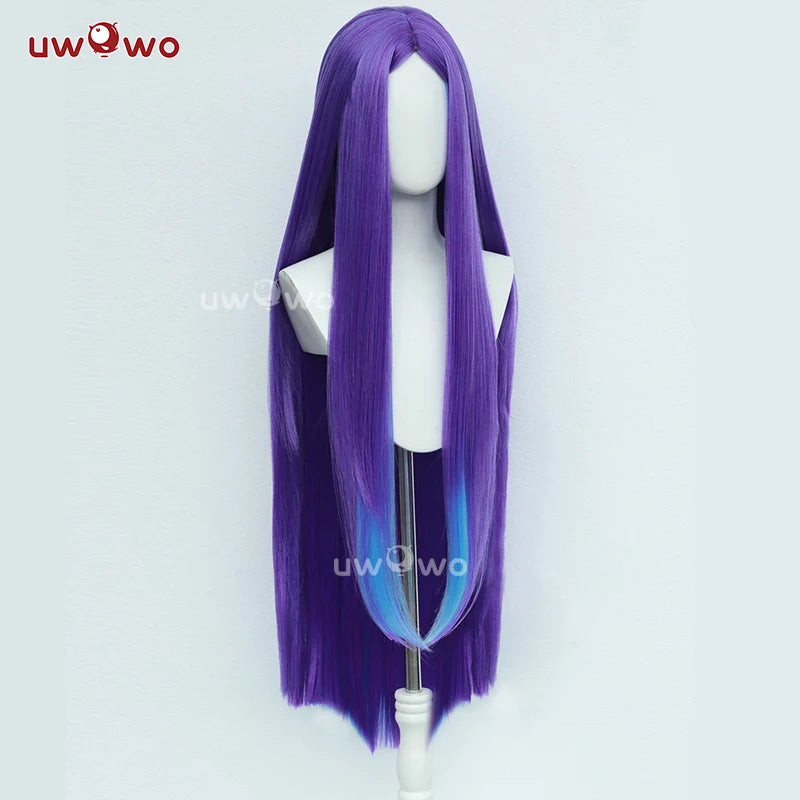 UWOWO Irelia Wig Game League of Legends/LOL: Spirit Blossom Irelia Cosplay Wig Long Hair Purple Wig Halloween Wig