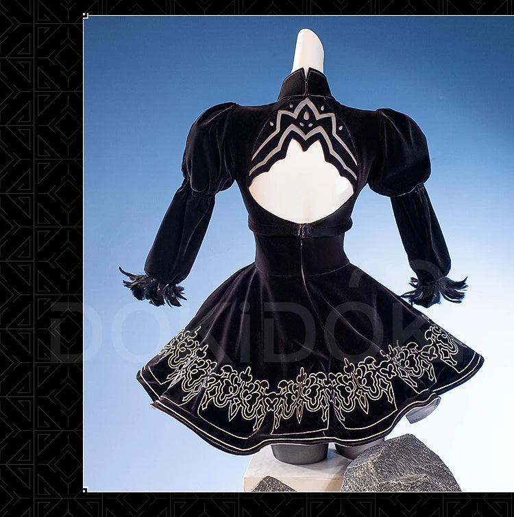 2B/2P Cosplay Costume Game Cosplay DokiDoki-SR Cosplay Female 2P Sexy Dress Costume Two Styles Women Cosplay Halloween