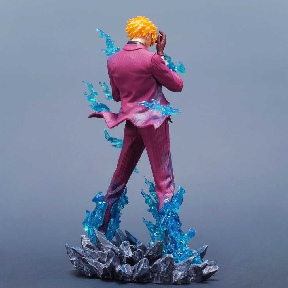 25cm Anime ONE PIECE Sanji PVC Action Figure Statue Desktop Ornament Model Toy Gift