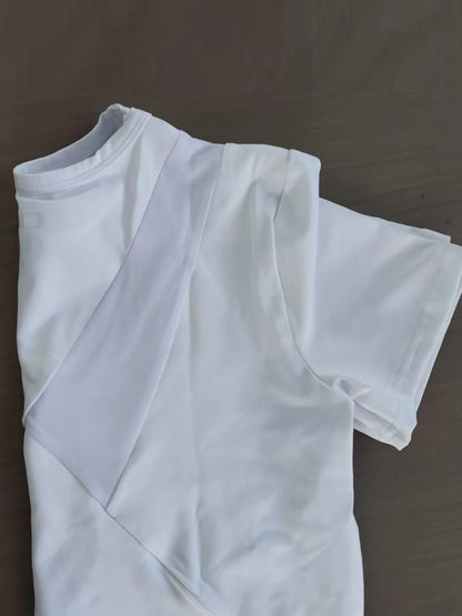 Women’s Summer Yoga T-Shirt Short Sleeve Breathable Quick Dry Mesh Back Fitness Top Loose Fit