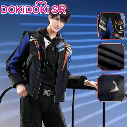 IN STOCK Caleb Centrifugal Drift Cosplay Costume Game Love and Deepspace DokiDoki-SR Men Daily Jacket Xia Yizhou Caleb Cosplay