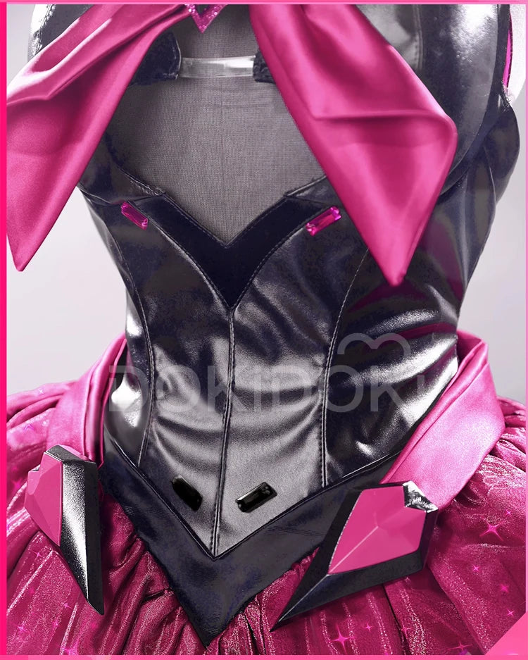 Dva Cosplay Costume Game DokiDoki-R Women Pink Dress Sexy Dva Costume Halloween Cosplay