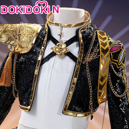 【Last Batch】IN STOCK Miraa Rumii Cosplay Costume【110-150】DokiDoki-N Halloween Family Girls Black Golden Suit Plus Size