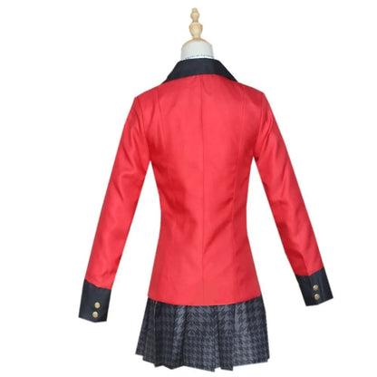 Kakegurui Jabami Yumeko Cosplay Costume Set Polyester