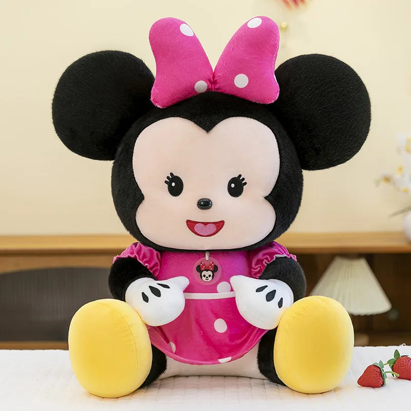Cartoon Mickey Mouse Plush Toy Couple for Kids Birthday Xmas Gift Wedding Bed Doll Valentines Minnie Present Arcade Stuffed toy