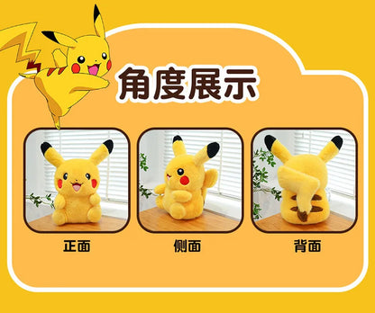 35/50/60/80CM Pokémon Pikachu Plushies Cartoon Anime Stuffed Kawaii Big Size Ornament Comfortable Soft Doll Children's Toys Gift