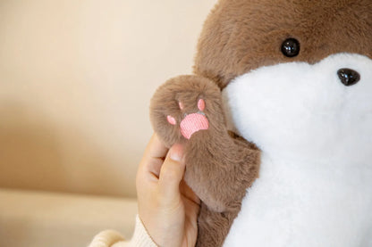 Super Soft Long Size Standing Otter Plushie Stuffed Hair Plush Lifelike Bear Aquatic Doll Toys Hug Throw Pillow Cushion Kids