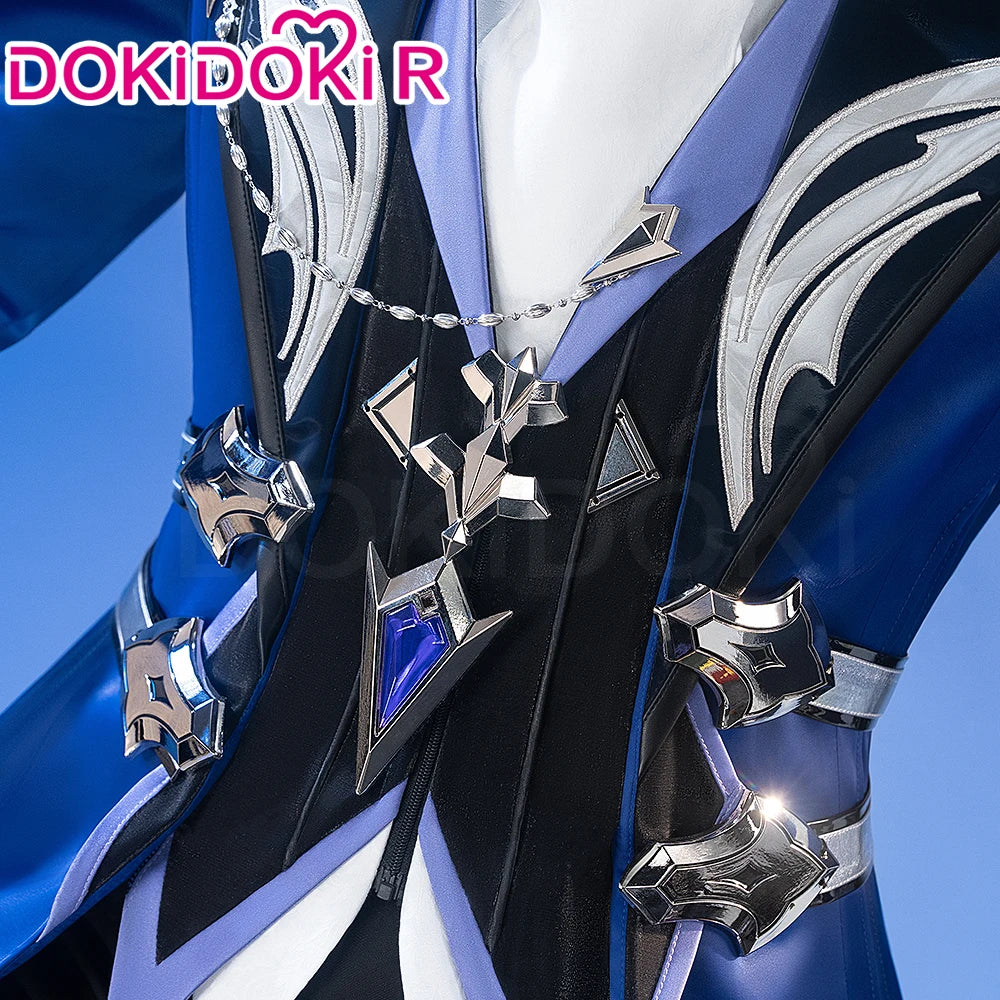 Flins Cosplay Costume Game Genshin Impact【S-3XL】DokiDoki-R Kyrll Chudomirovich Flins FES Costume Plus Size