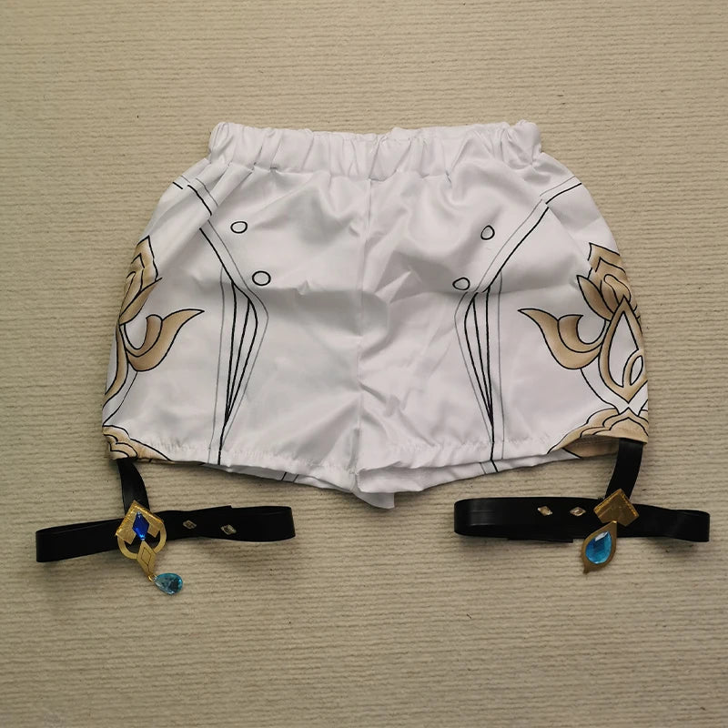 Genshin Impact Furina De Fontaine Cosplay Costume Set Cotton Polyester