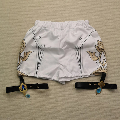 Genshin Impact Furina De Fontaine Cosplay Costume Set Cotton Polyester
