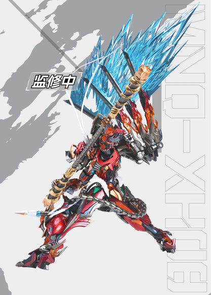 MOTOR NUCLEAR MNQ-XH08 Monkey King Sun WuKong Series ABS Alloy Skeleton Action Figure Fully Poseable Assembly Model Toy Boy Gift