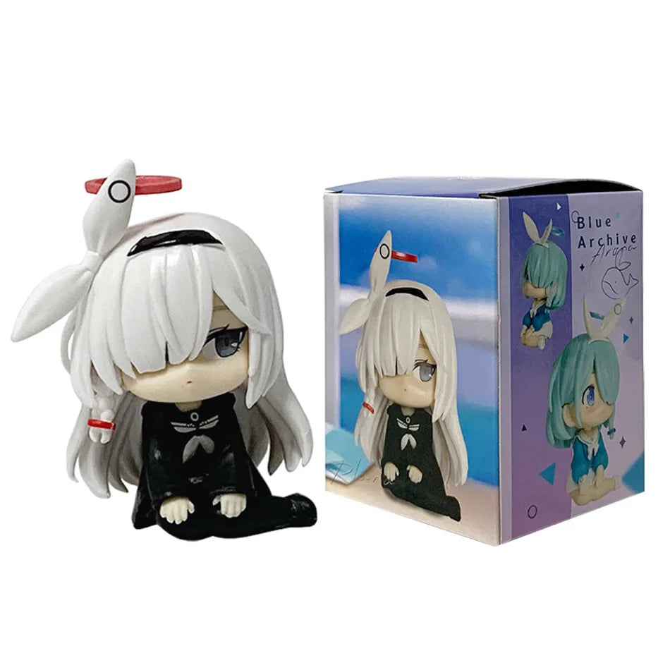 Christmas & New Year Gift Pick! Blue Archive Chibi Plana Cute Figure - Anime Merchandise for Fan Collections