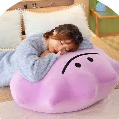 30/60cm Cartoon Large Ditto Pillow Pokemon Plush Toys Doll Cute Ornament Stuffed Plushie Kawaii Sofa Pokémon Gift for Children