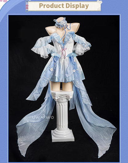 PRE SALE UWOWO Ayaka Cosplay Game Genshin Impact Fanart Ayaka Frost Waltz Cosplay Costume Halloween Costume
